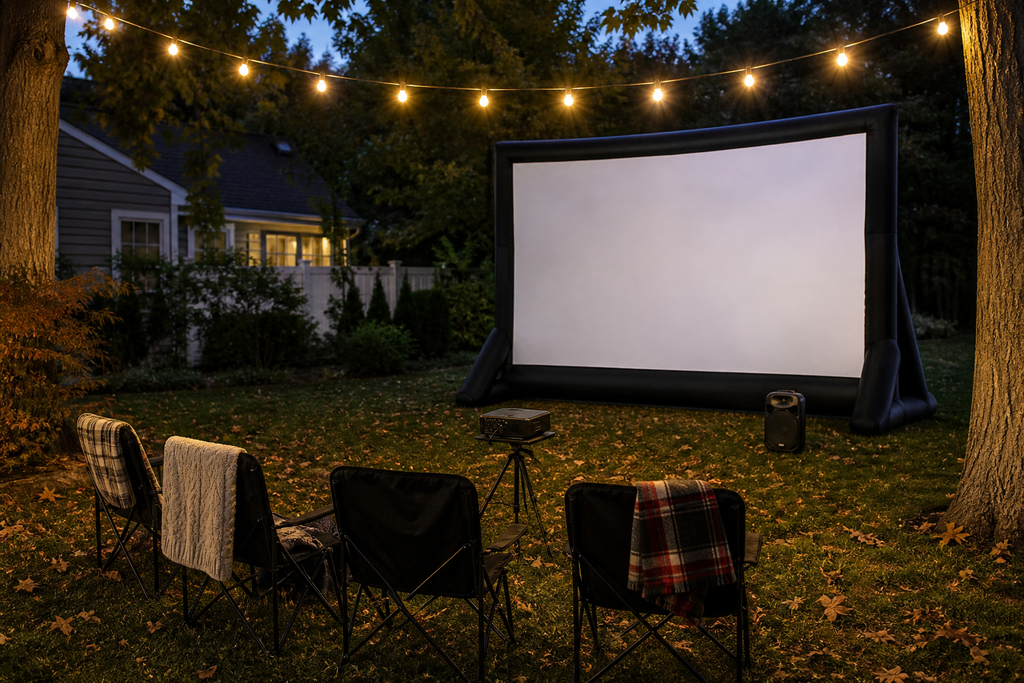 Backyard Movie Night rental Putnam CT